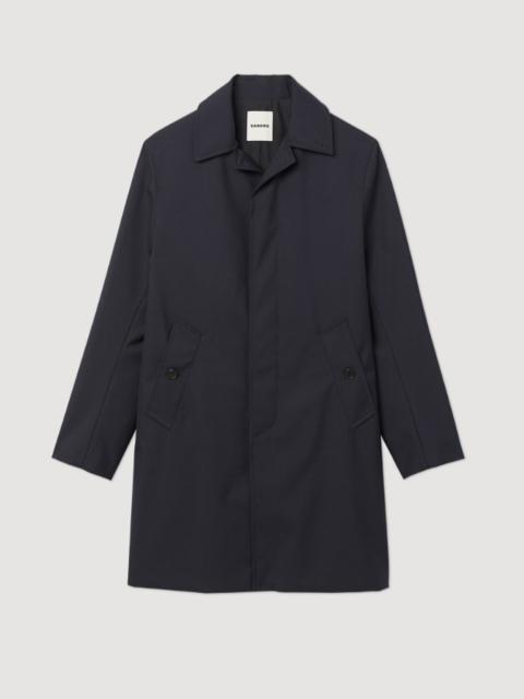 Sandro WATERPROOF TECHNICAL FABRIC COAT