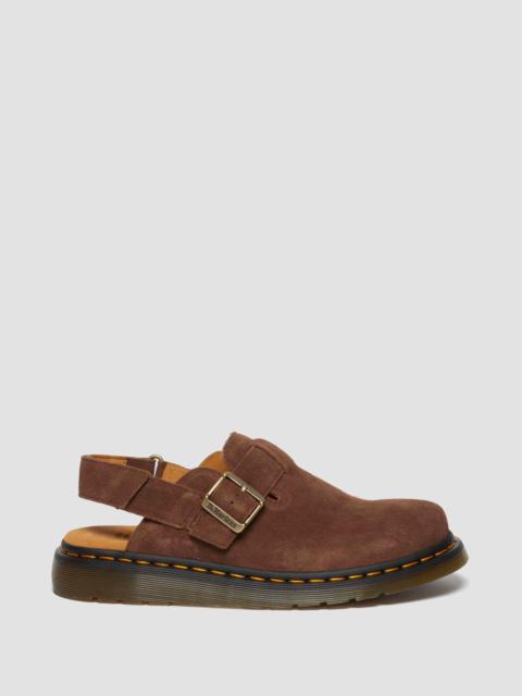 Dr. Martens Jorge II Bronx Suede Slingback Mule