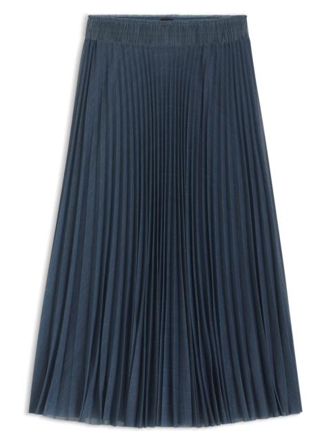 BOSS LINED TULLE SKIRT WITH PLISSÉ PLEATS