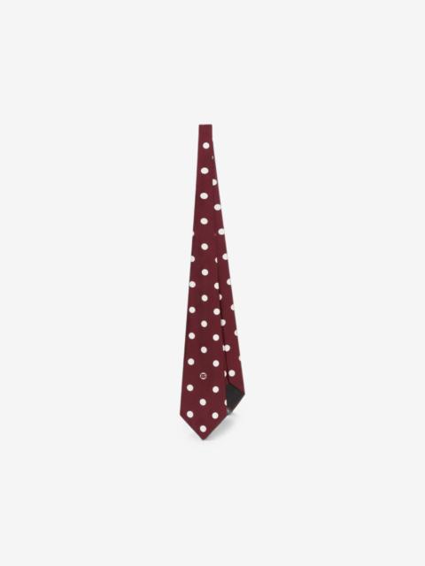 Dolce & Gabbana polka dot-print silk twill tie