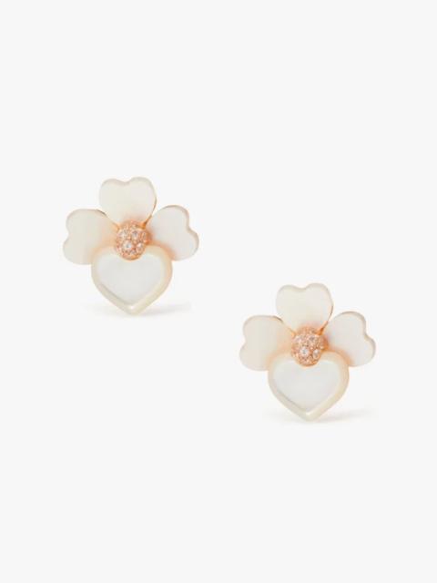 kate spade Precious Pansy Studs