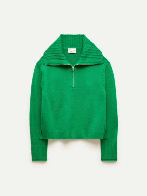 J.CREW Cashmere quarter-zip sweater