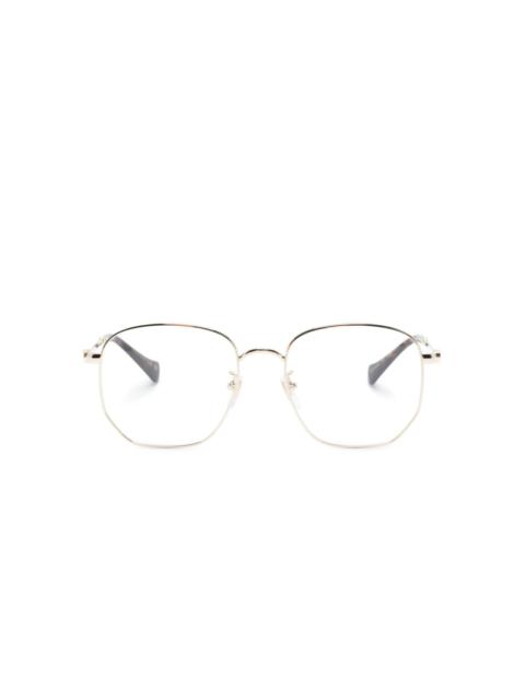 Interlocking G square-frame glasses