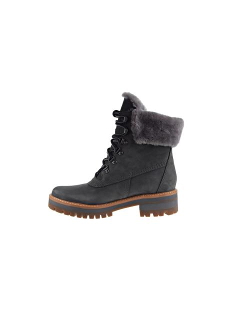 Timberland Courmayeur Valley 6 Inch Shearling Boot WMNS "Medium Grey Nubuck" TB0A255A G77