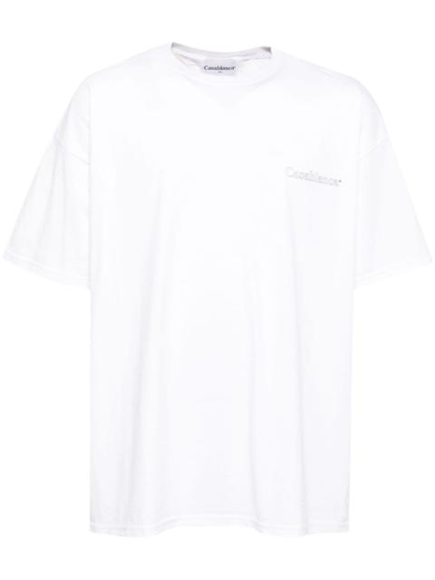 CASABLANCA logo-print cotton T-shirt
