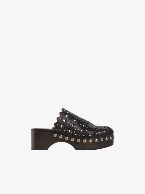Alaïa VIENNE CLOGS IN VIENNE CALFSKIN