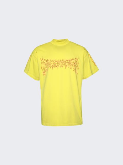 BALENCIAGA Oversized Tee Yellow