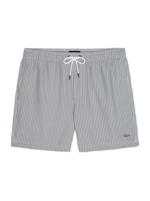 Rails Men's La Brea Deck-Striped Swim Shorts - Navy Deck Stripe
