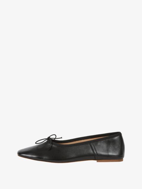 A.P.C. CLEO BALLET FLATS - BALLET FLATS IN SMOOTH LEATHER