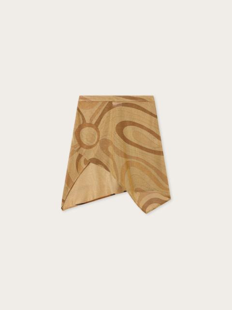 PUCCI MARMO PRINT LUREX SKIRT