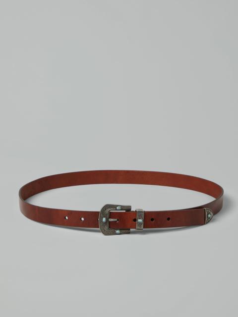 Brunello Cucinelli Pull-up calfskin belt
