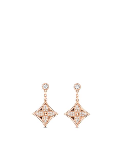 Louis Vuitton Blossom Mini Hoops, Pink Gold and Diamonds - Jewelry