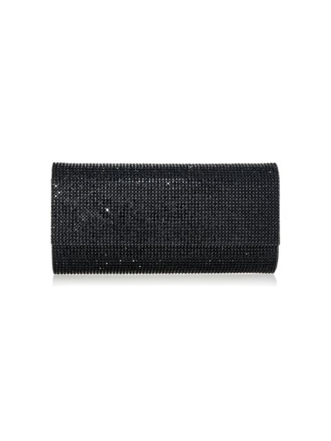 JUDITH LEIBER Perry Crystal Clutch black