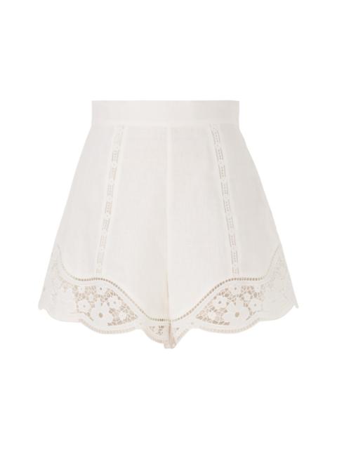 Zimmermann AUGUST BRODERIE SHORTS