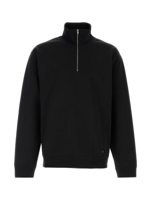 Valentino Black cotton blend sweatshirt