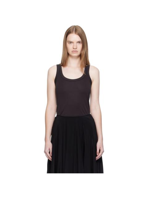 Lemaire Black Rib Tank Top