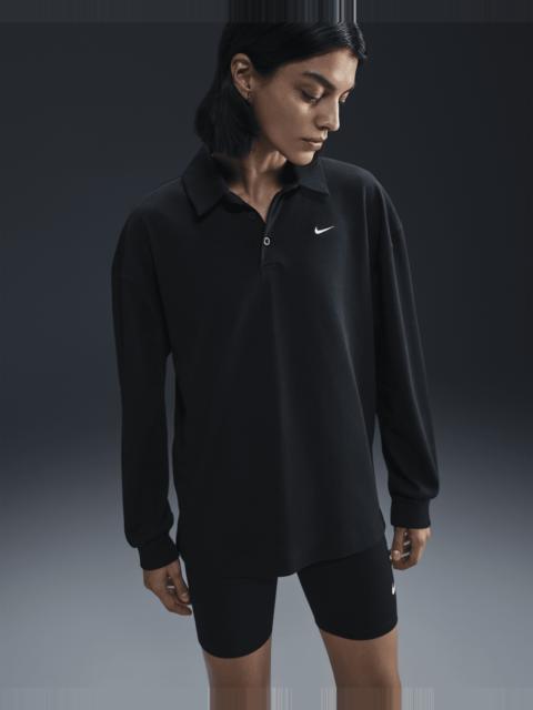 Nike Sportswear Essential Women's Oversized Long-Sleeve Polo