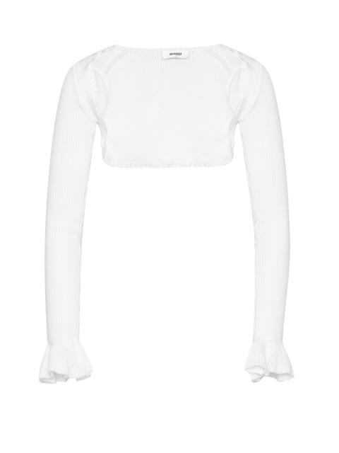 GUIZIO RUFFLE SLEEVE BOLERO