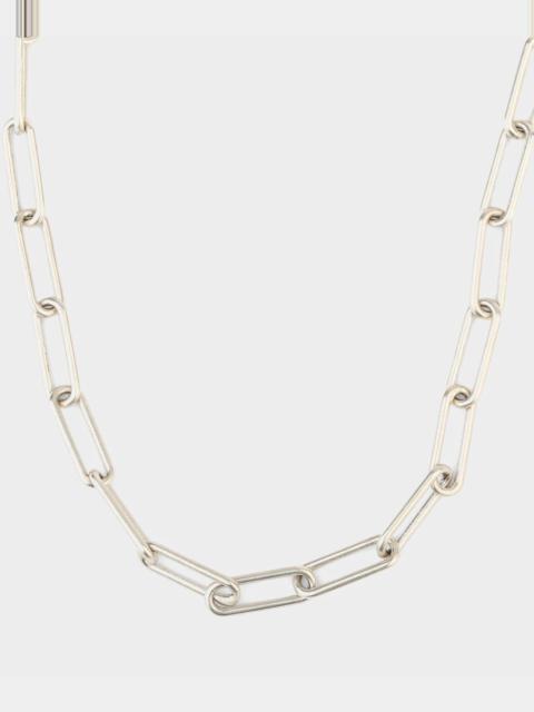 MAOR Maor Sterling Silver Ovalado Necklace