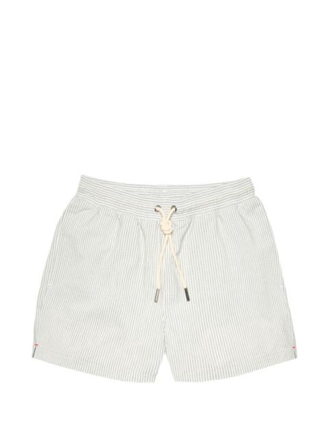 ORLEBAR BROWN Jack Seersucker stripe swim shorts