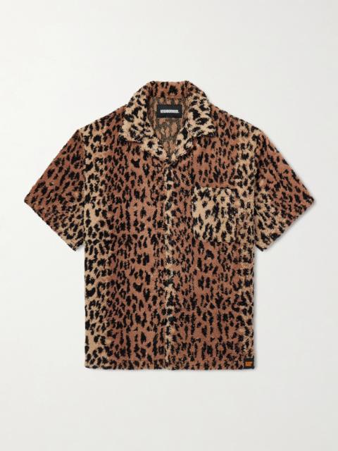 NEIGHBORHOOD Hippopotamus Leopard-Print Cotton-Blend Terry Shirt