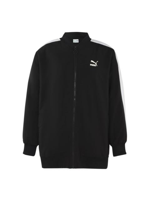 PUMA (WMNS) PUMA Classics Bomber Logo Printing Jacket Black 530275-01
