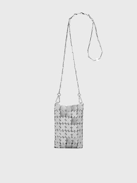 rabanne MINI SQUARE BAG SILVER