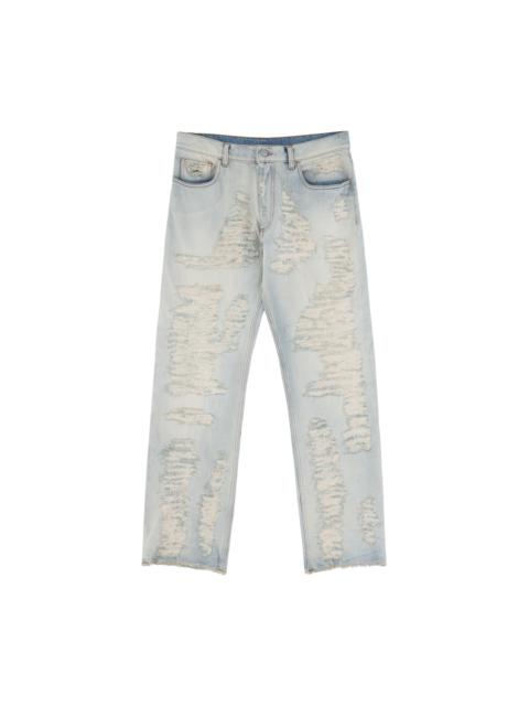 1017 ALYX 9SM DESTROYED EMBROIDERY JEAN