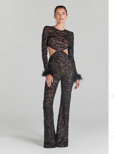 NADINE MERABI Selena Black Jumpsuit