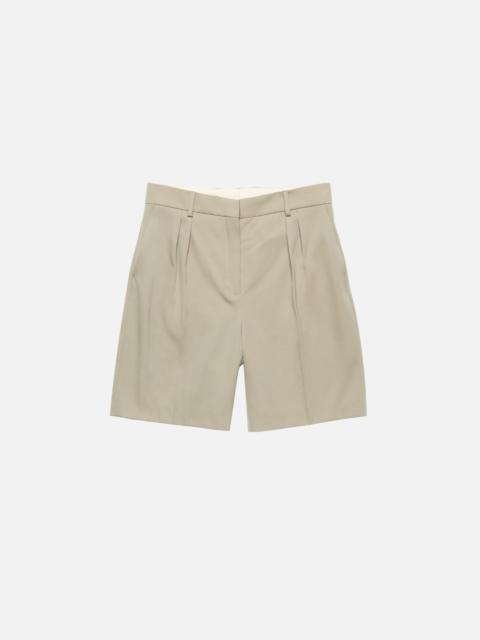 Acne Studios Tailored Wool Shorts - Beige