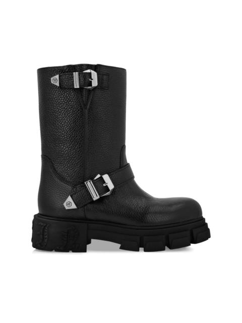 PHILIPP PLEIN leather boots