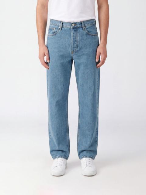 Dries Van Noten DRIES VAN NOTEN Mid-Rise Wide-Leg Jeans in Indigo Cotton Denim