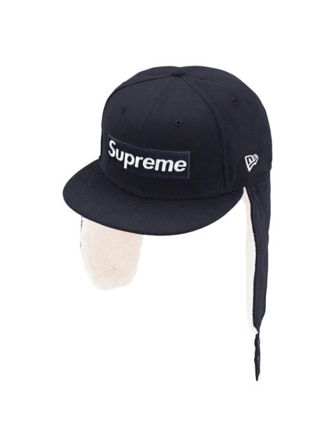 Supreme x New Era Earflap Box Logo 'Navy'