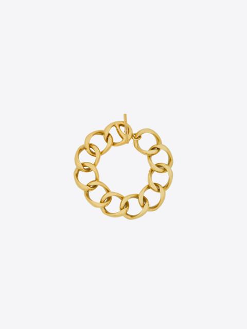 SAINT LAURENT large chain bracelet in metal