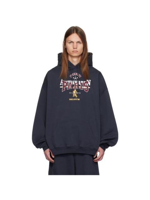 VETEMENTS 로고 자수 hoodie