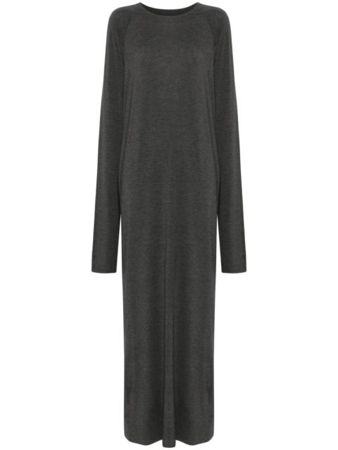 NORMA KAMALI raglan-sleeve side-slit dress