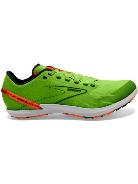 BROOKS Brooks Draft XC Spikeless Green Gecko Red Orange White