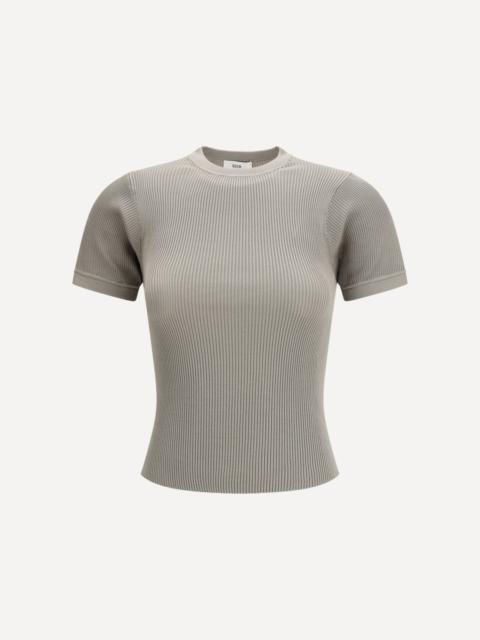 RIER Short-sleeve ribbed T-shirt