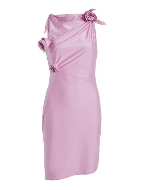 COPERNI Asymmetric Flower Mini Dress light pink