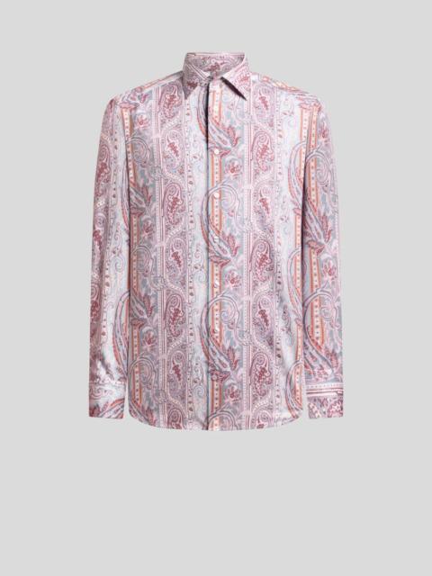 PAISLEY COTTON SATIN SHIRT