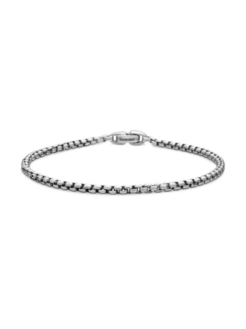 DAVID YURMAN Men's Box Chain Bracelet in Sterling Silver, 2.7MM - Silver