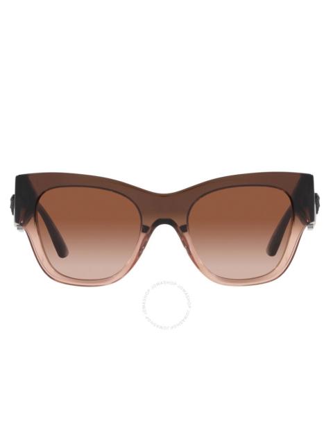 Versace Brown Gradient Cat Eye Ladies Sunglasses VE4415U 533213 52