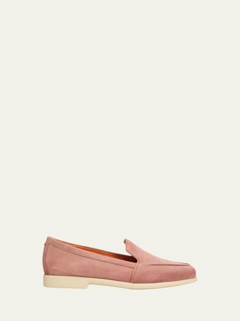 Santoni Suede Loafers