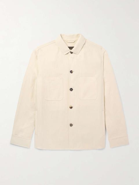 Evando Linen-Twill Overshirt