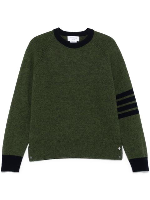 Thom Browne 4 Bar Stripe shetland wool sweater