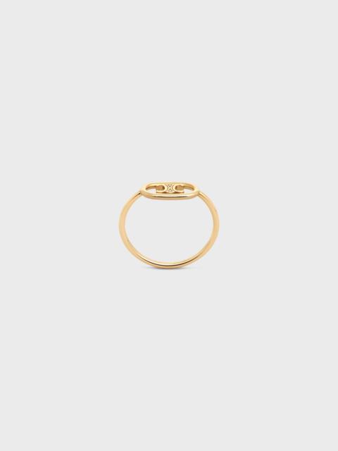 CELINE Maillon Triomphe Ring in Yellow Gold