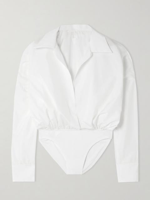 NORMA KAMALI Super Habotai Bodysuit