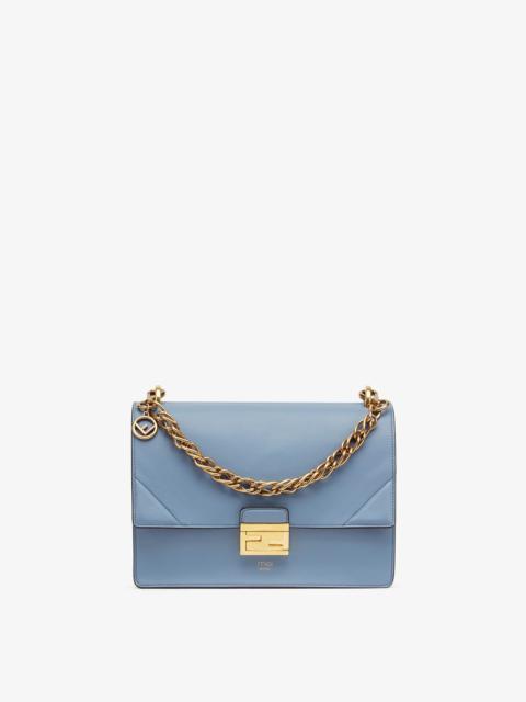 FENDI Light blue leather bag