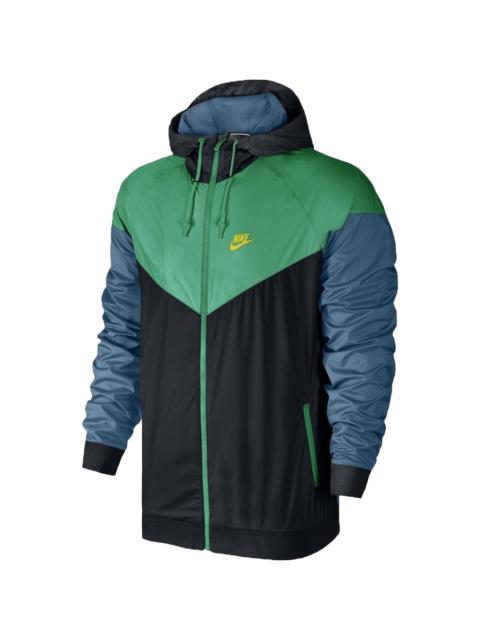 Nike Sportswear Windrunner Jacket "Black / Stadium Green / Electrolime" 727324 011