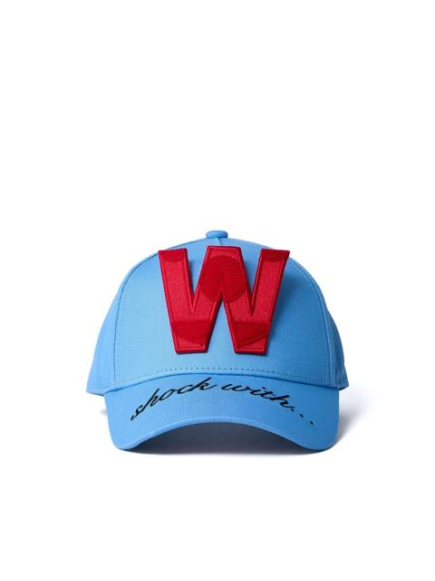Walter Van Beirendonck logo-patch cap